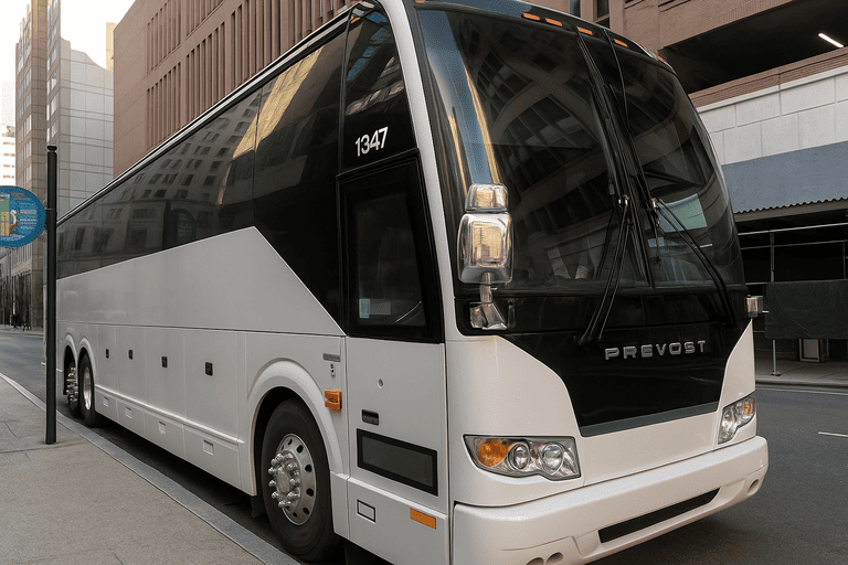a Rapid City Coach Bus Service coach bus