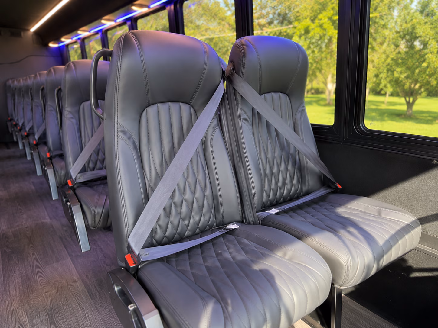 rapid city 15 passenger minibus inside