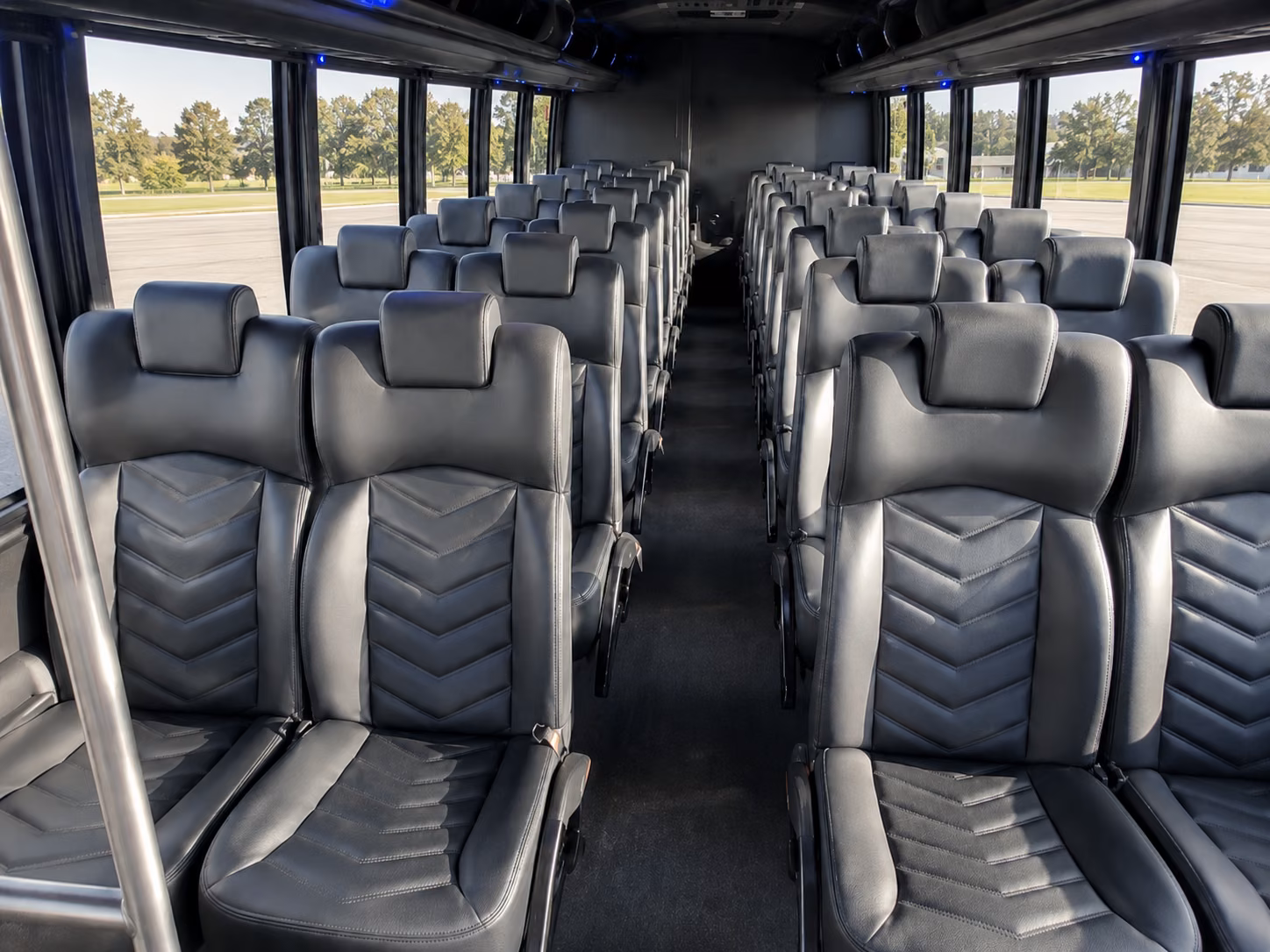 rapid city 18 passenger minibus inside