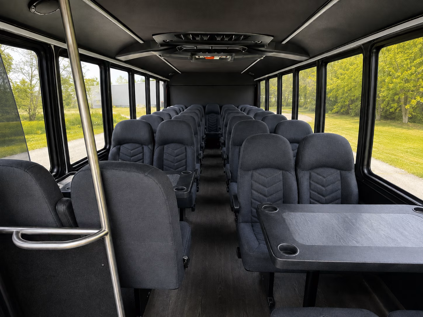 rapid city 18 passenger minibus interior