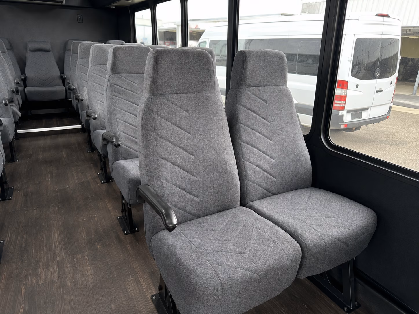 rapid city 20 passenger minibus inside