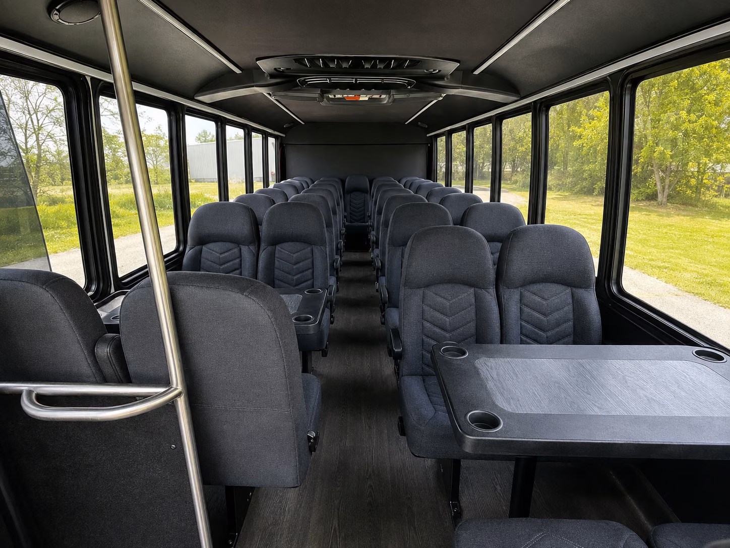 rapid city 20 passenger minibus interior