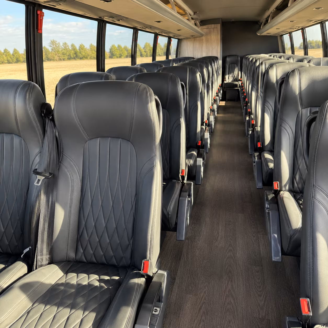 rapid city 25 passenger minibus interior