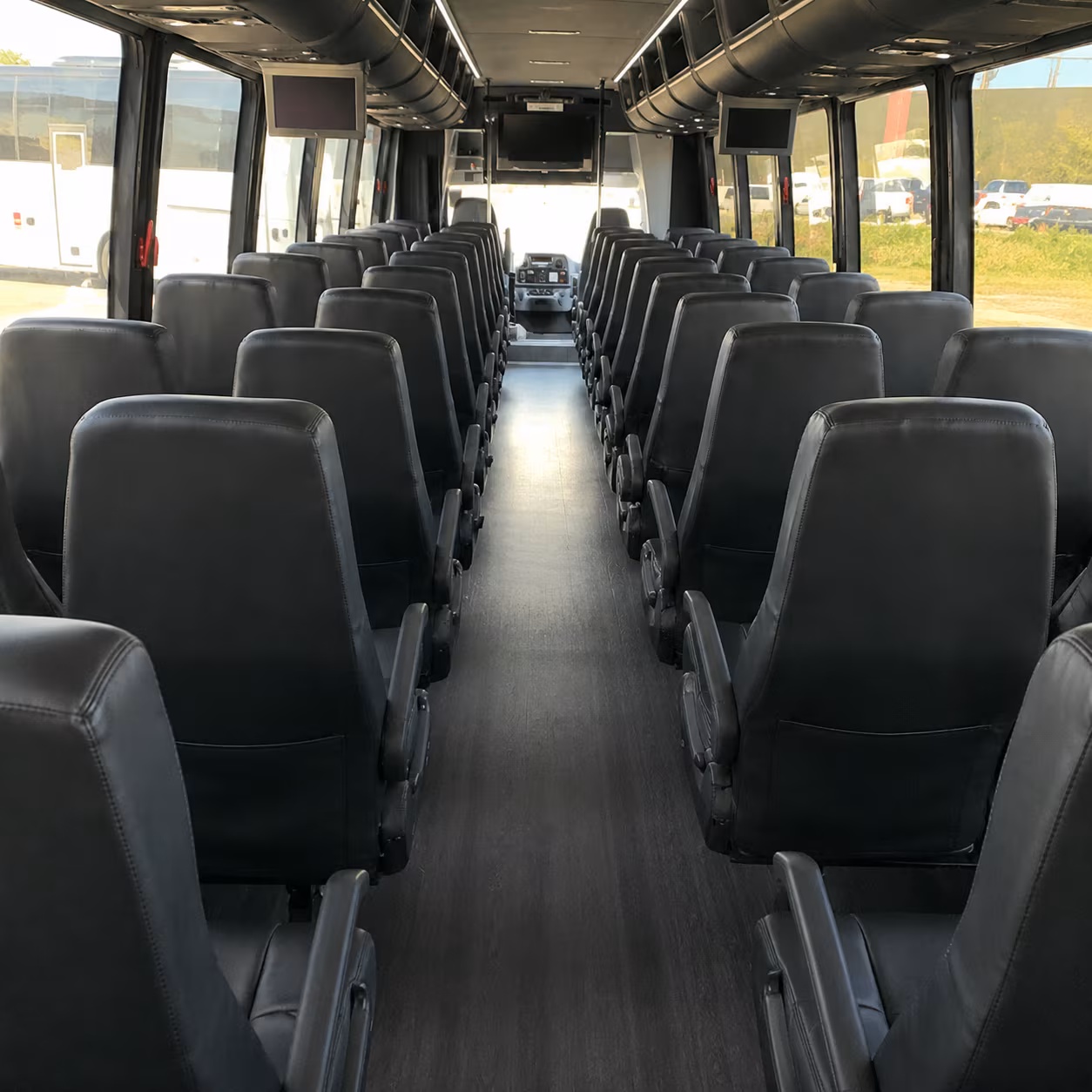 rapid city 28 passenger minibus interior