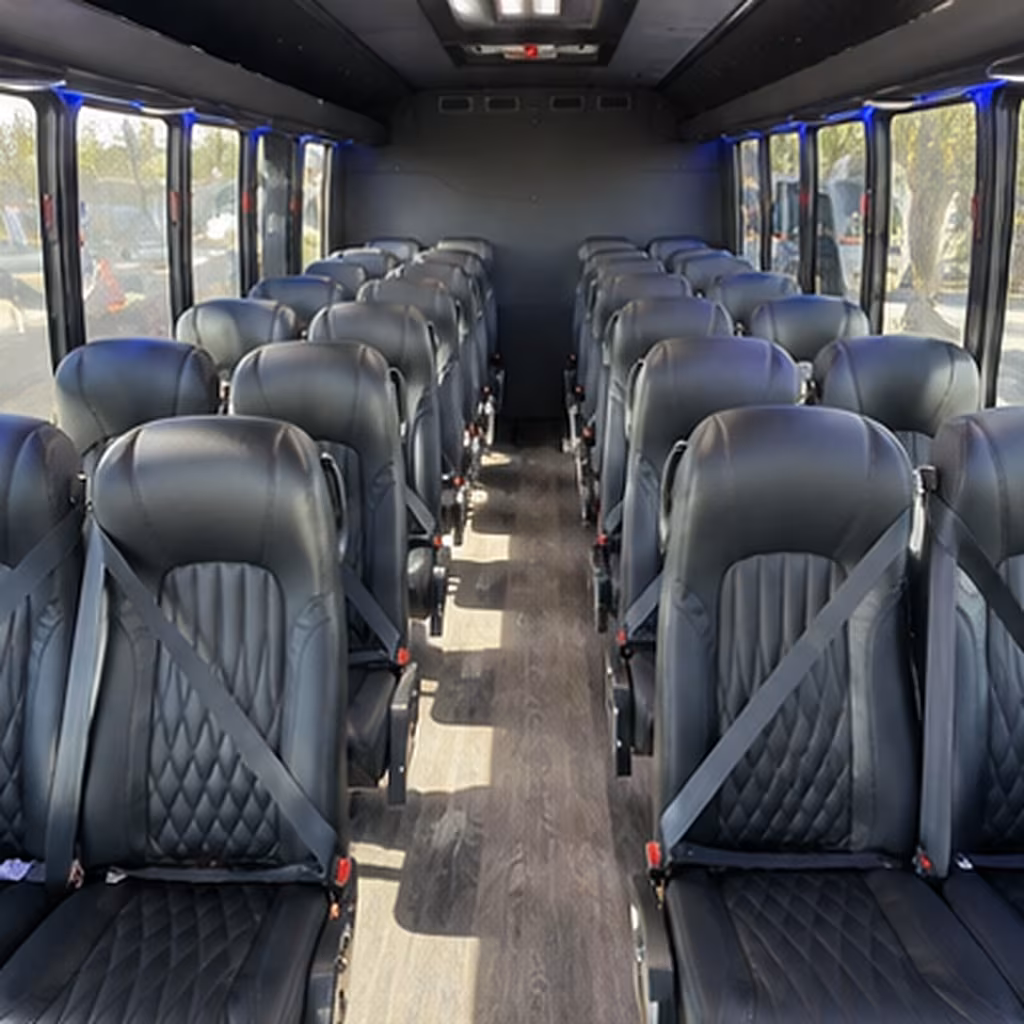 rapid city 30 passenger minibus inside