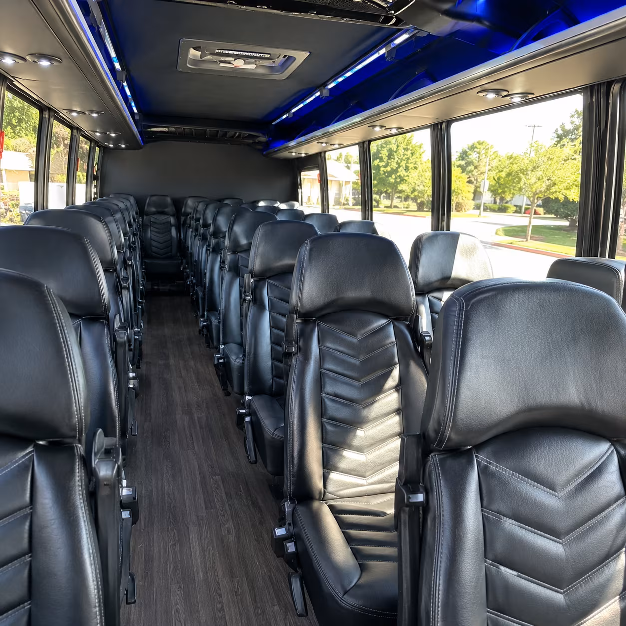 rapid city 30 passenger minibus interior