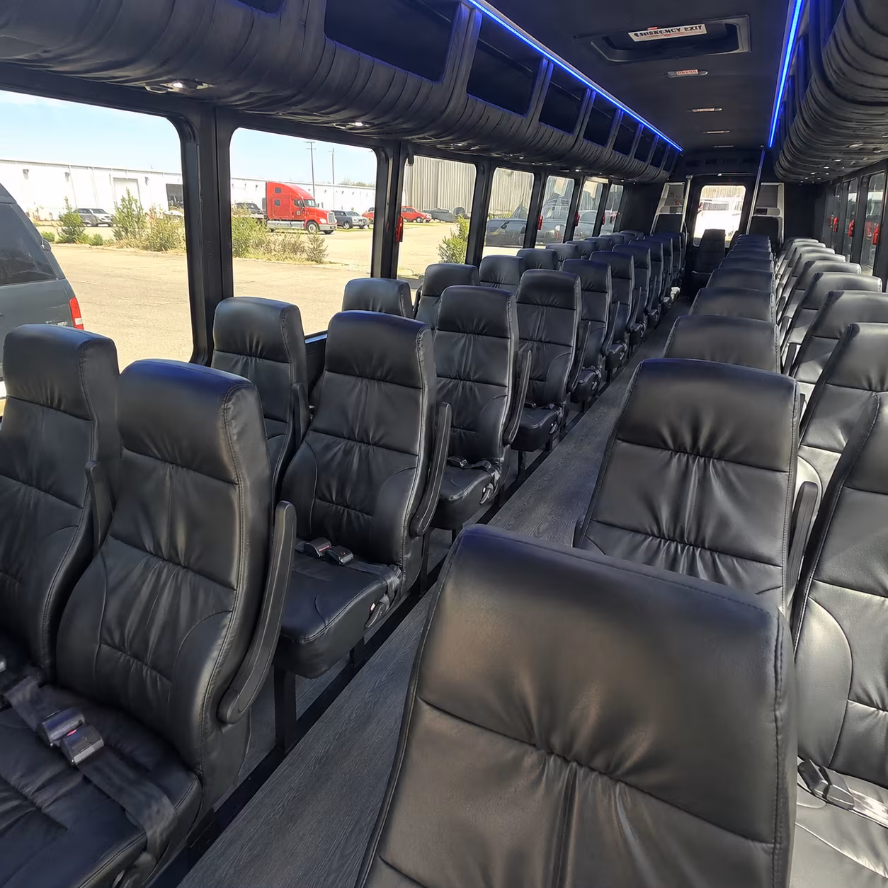 rapid city 35 passenger minibus inside