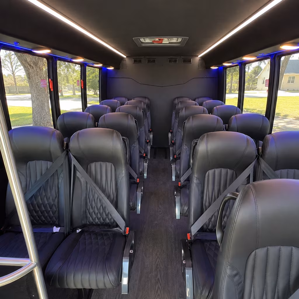 rapid city 35 passenger minibus interior