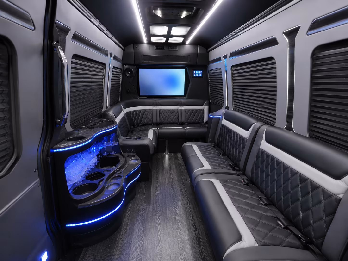 rapid city sprinter limousine interior