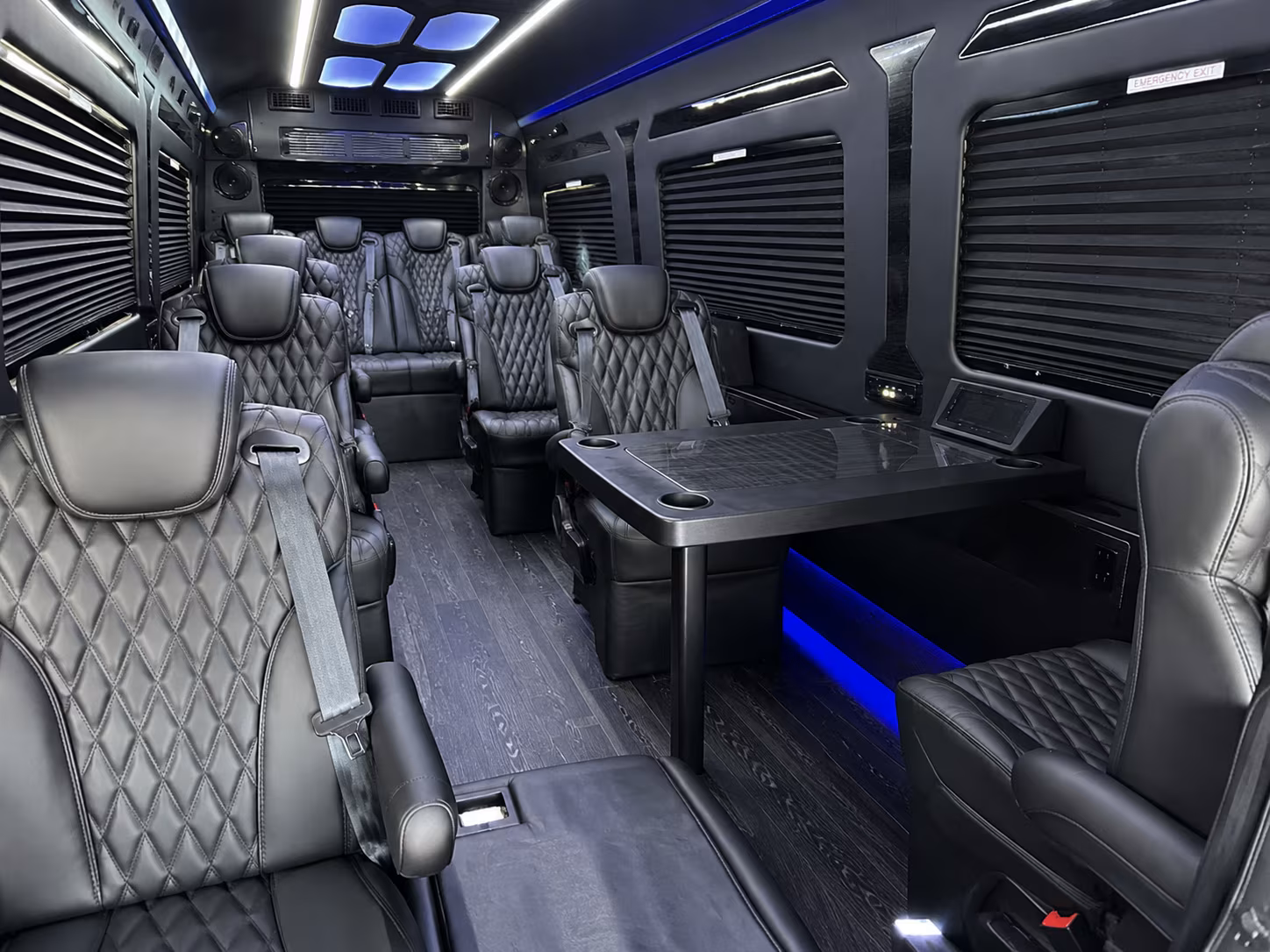 rapid city sprinter van with driver inside